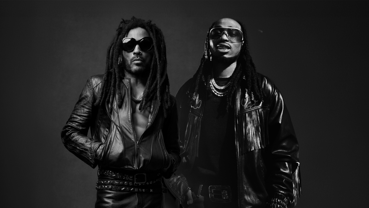 Lenny Kravitz (L) i Quavo (P). Materiał prasowy