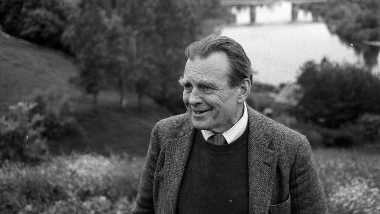 Czesław Miłosz podczas wizyty w Polsce w 1981 roku. Fot. PAP/Tomasz Abramowicz