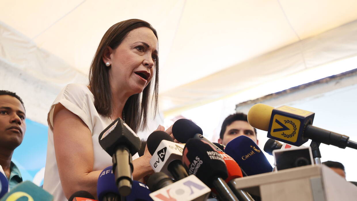 Maria Corina Machado. Photo EPA/Miguel Gutierrez