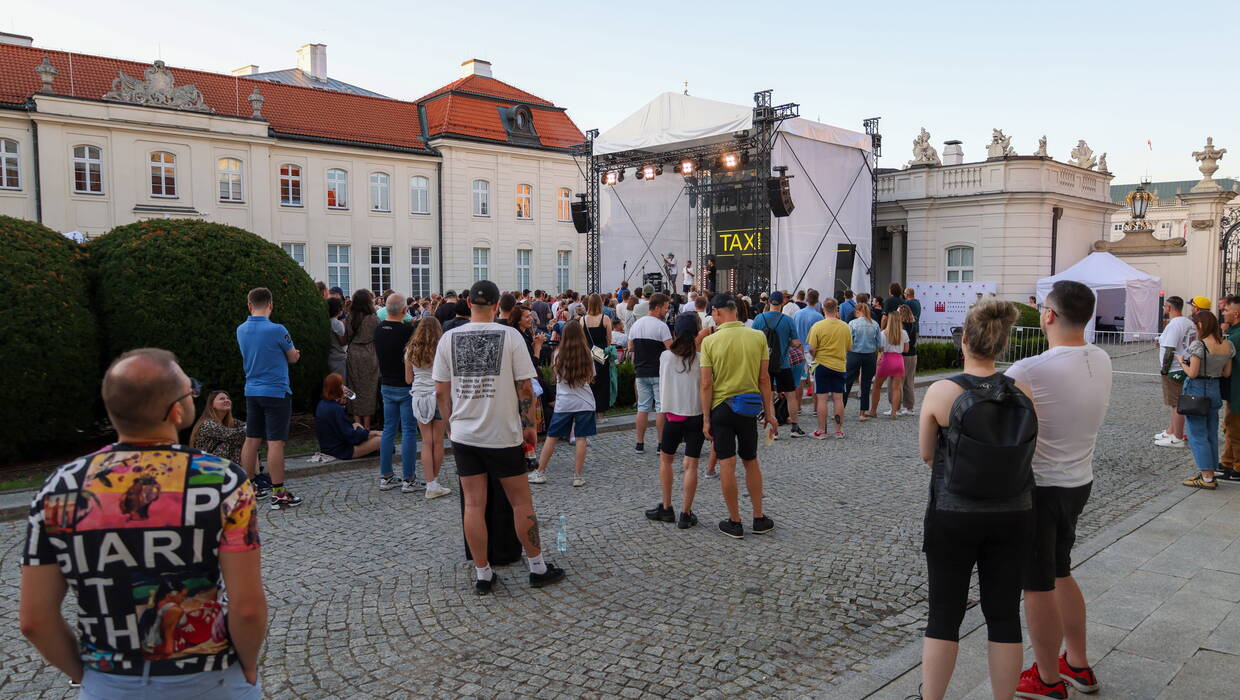 Koncert w ramach cyklu "Dziedziniec Kultury". Fot. PAP/Albert Zawada