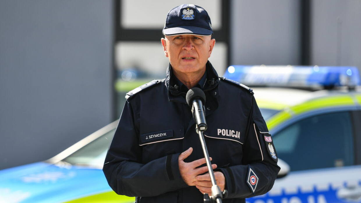 Komendant główny policji gen. insp. Jarosław Szymczyk. Fot. PAP/Wojtek Jargiło