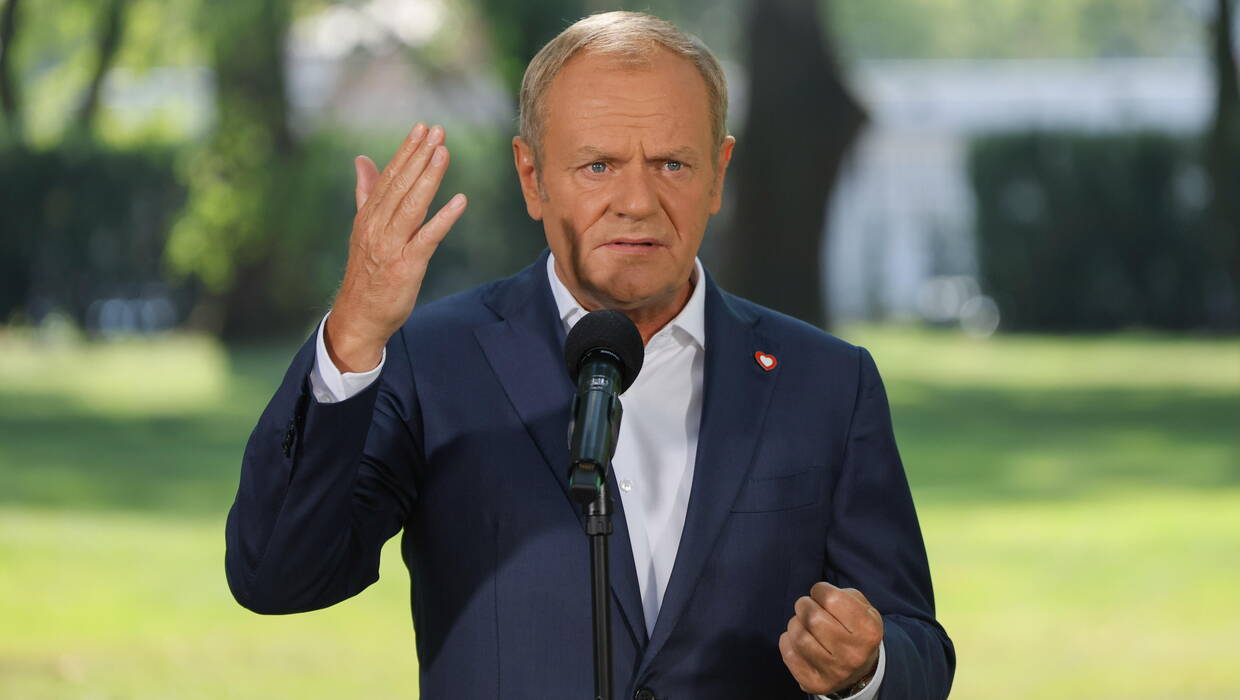 Premier Donald Tusk Fot. PAP/Paweł Supernak 