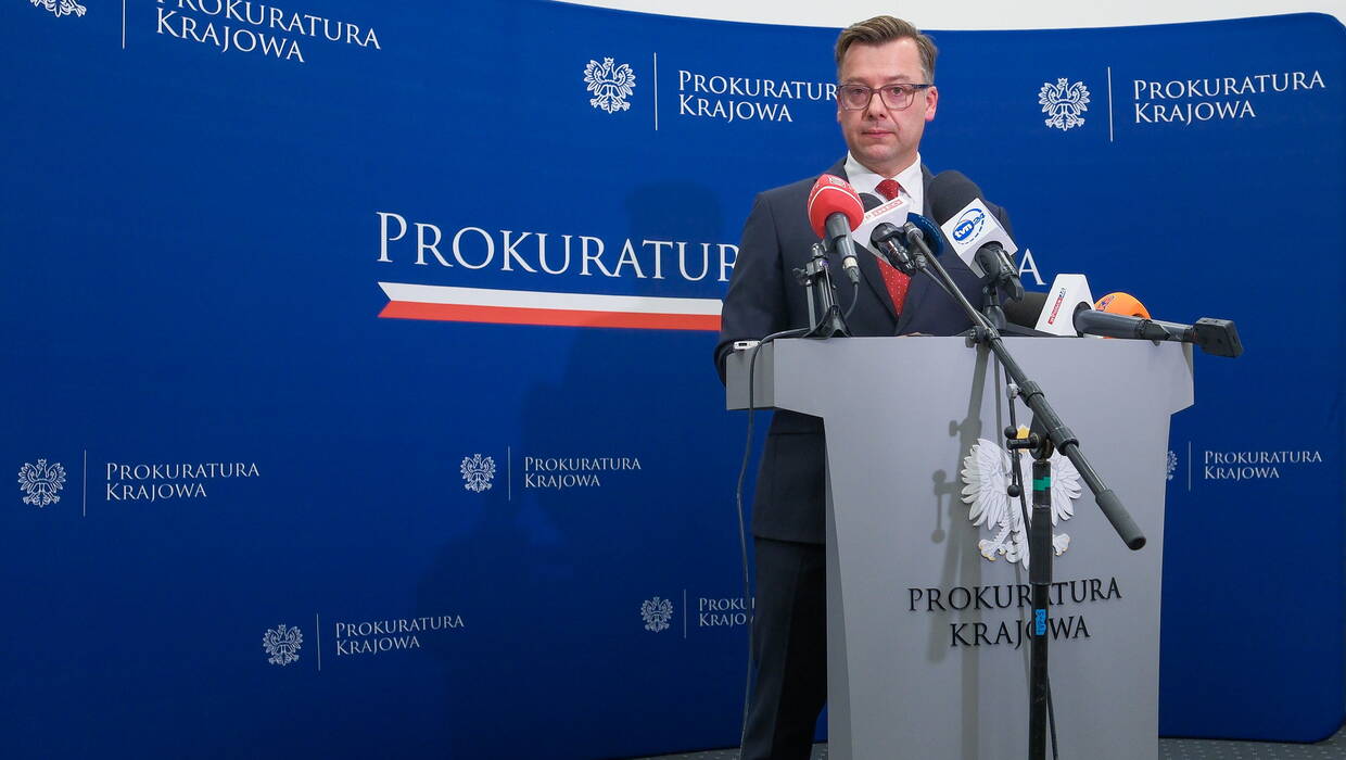 Rzecznik Prokuratury Krajowej Przemysław Nowak Fot. PAP/Mateusz Marek