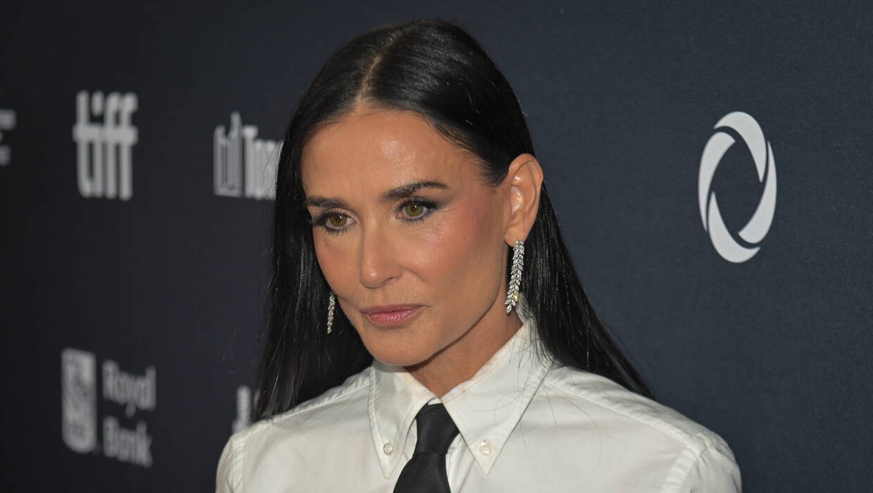 Demi Moore. Fot. PAP/EPA/	EDUARDO LIMA