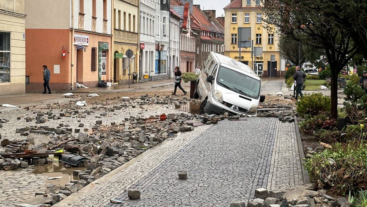 Zniszczenia w Głuchołazach Fot. PAP/Michał Meissner