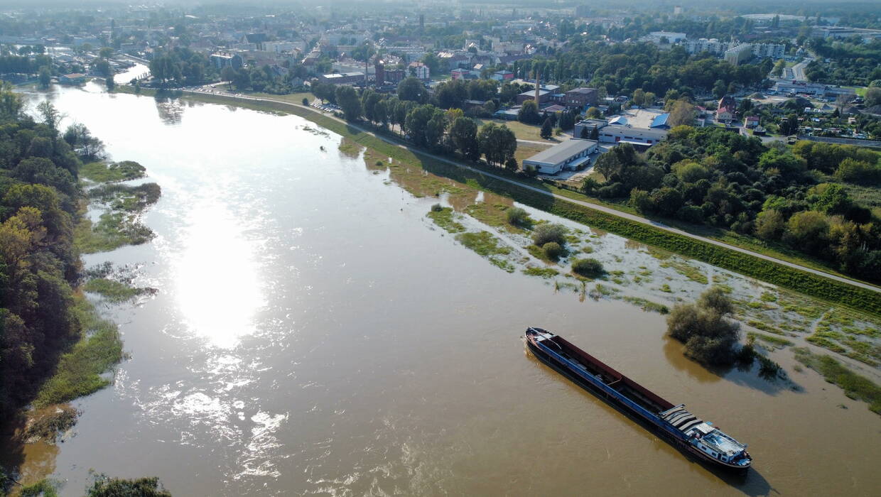 Rzeka Odra. Fot. PAP/	Lech Muszyński