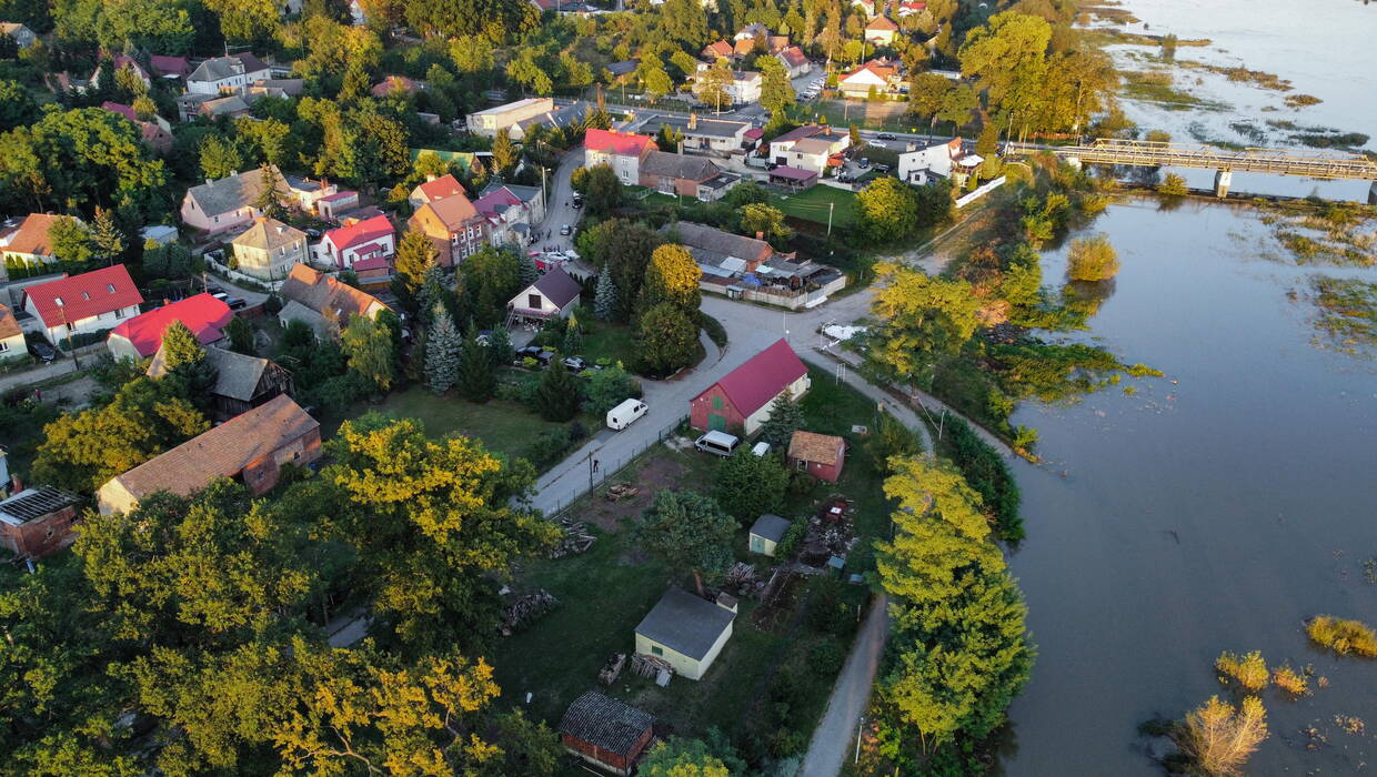 Dynamiczna sytuacja powodziowa. Fot. PAP/Lech Muszyński