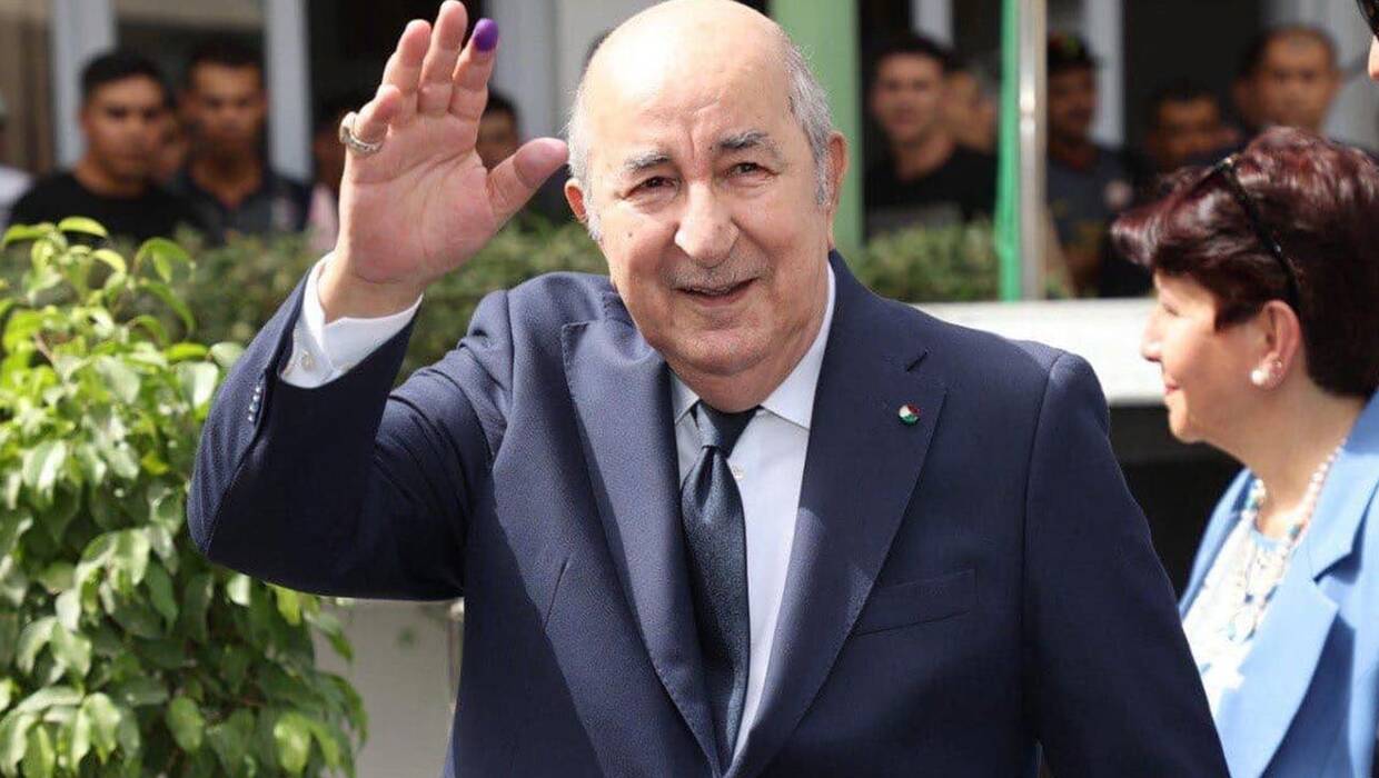 Prezydent Algierii Abd al-Madżid Tabbun. Fot. PAP/EPA/ALGERIAN PRESIDENCY / HANDOUT)