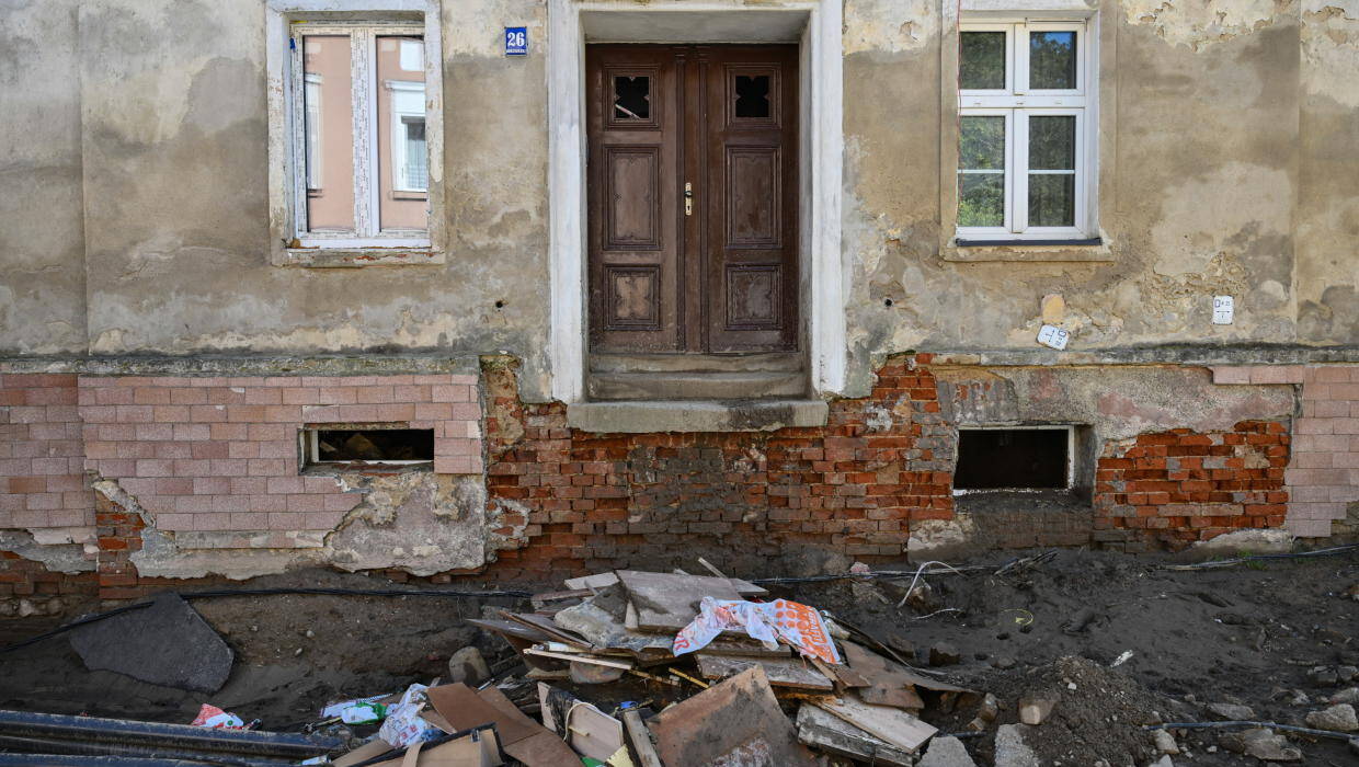 Lądek-Zdrój po powodzi. Fot. PAP/Maciej Kulczyński