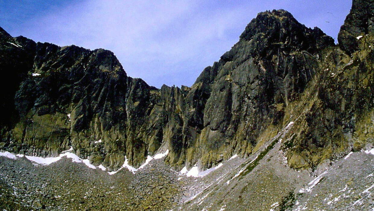 Tatry 1995, Zamarła Turnia. Fot. PAP/Tomasz Gutry