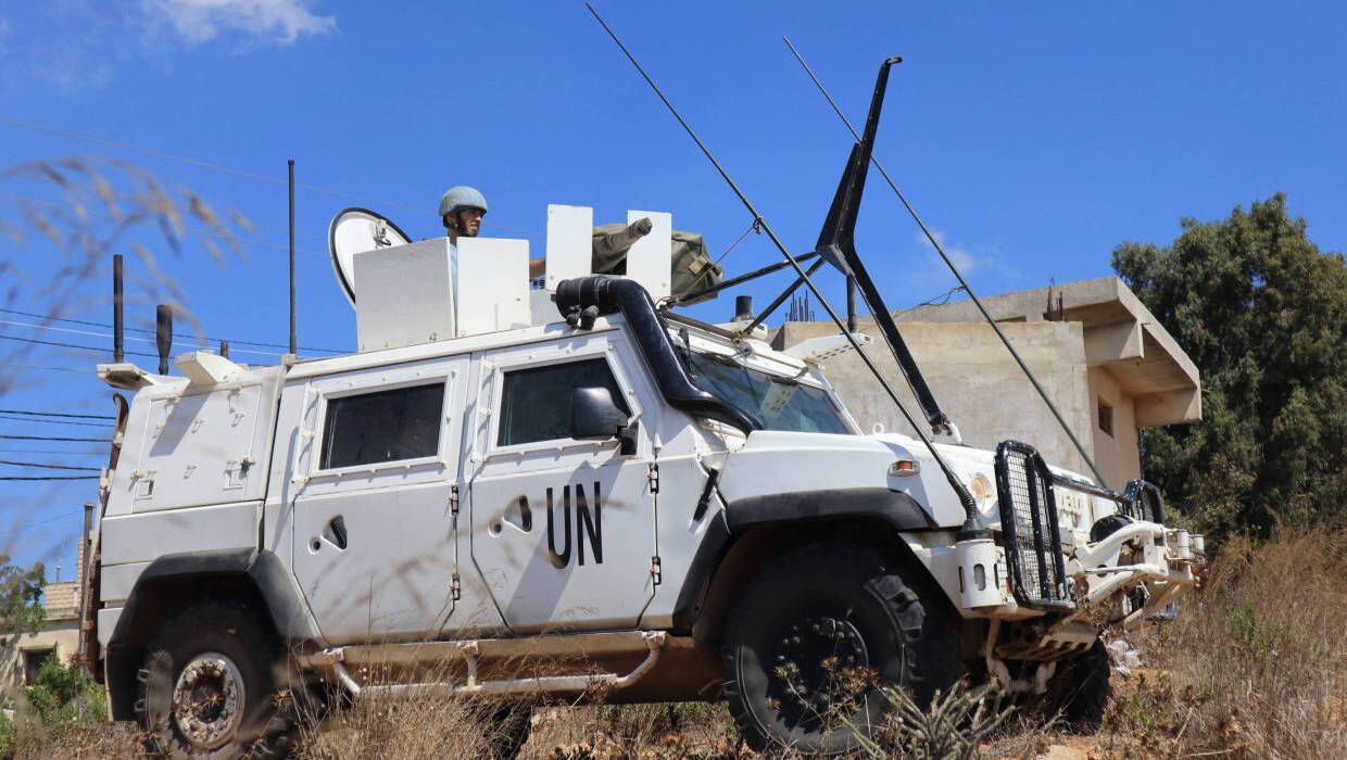 UNIFIL w południowym Libanie. Fot. PAP/EPA/STR