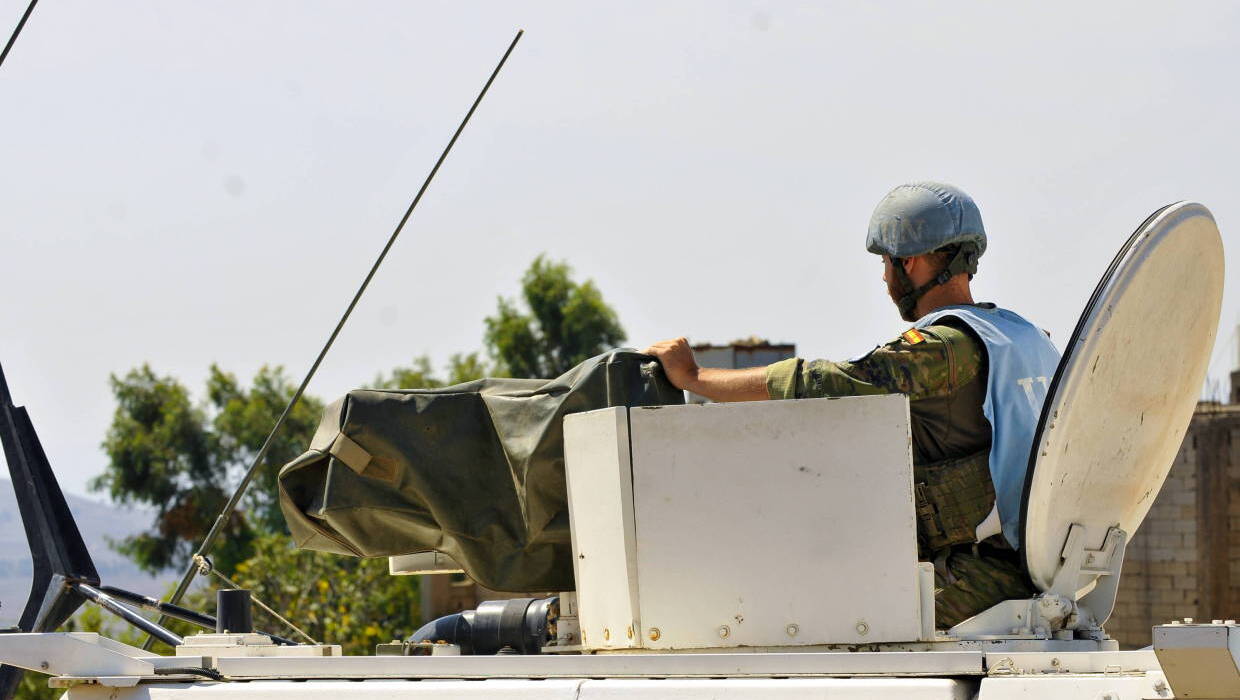 Żołnierz UNIFIL. Fot. PAP/EPA/STR