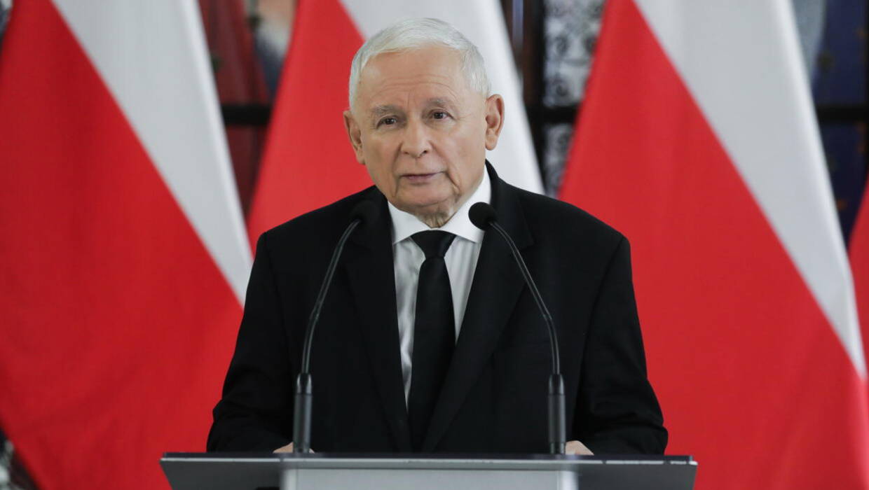 Jarosław Kaczyński Fot. PAP/Tomasz Gzell