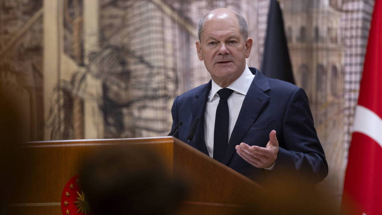 Olaf Scholz Fot. PAP/EPA/TOLGA BOZOGLU