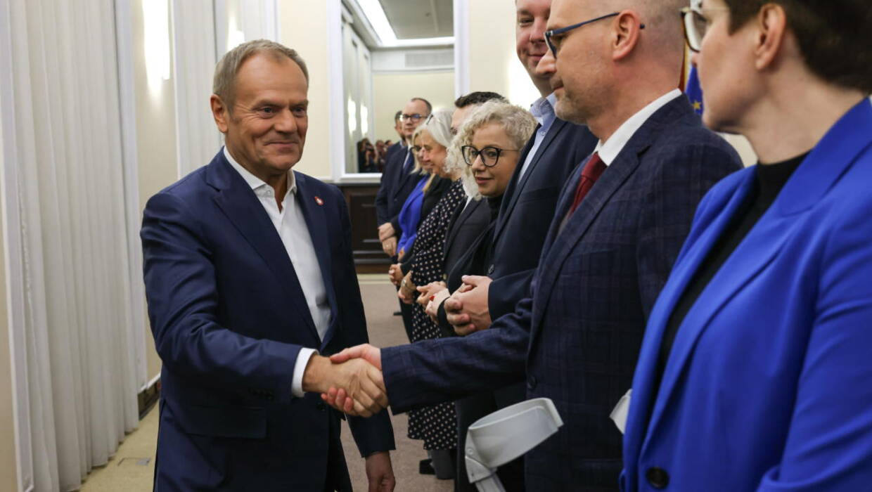 Premier na posiedzeniu rządu Fot. PAP/Albert Zawada