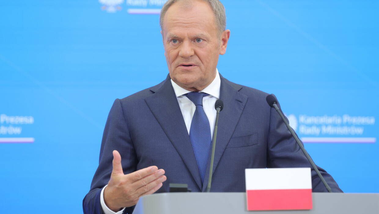 Premier Donald Tusk. Fot. PAP/Rafał Guz