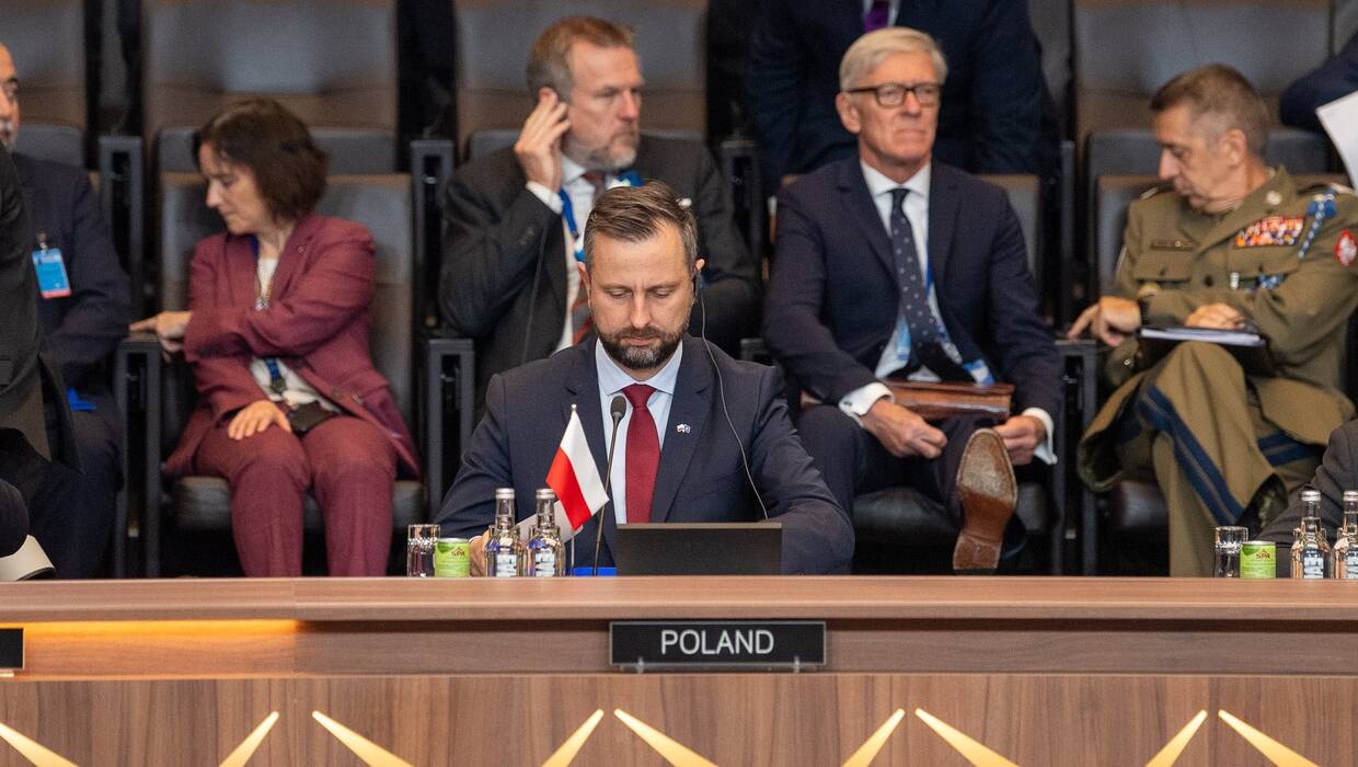 Szef MON Władysław Kosiniak-Kamysz posiedzenia ministrów obrony państw NATO Fot. X/MON 