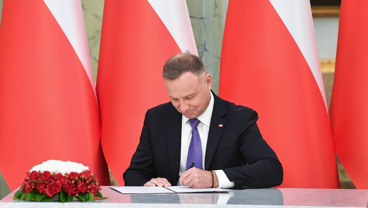 Prezydent Andrzej Duda. Fot. PAP/	Radek Pietruszka