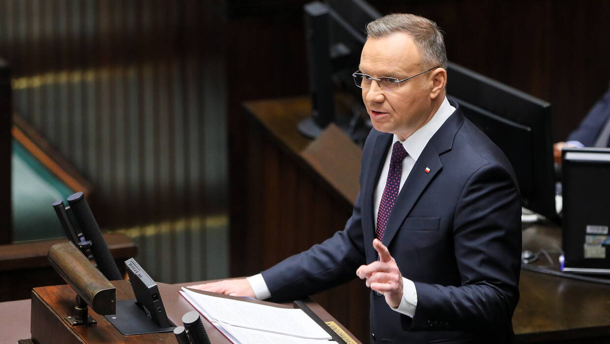 Prezydent Andrzej Duda. Fot. PAP/	Paweł Supernak