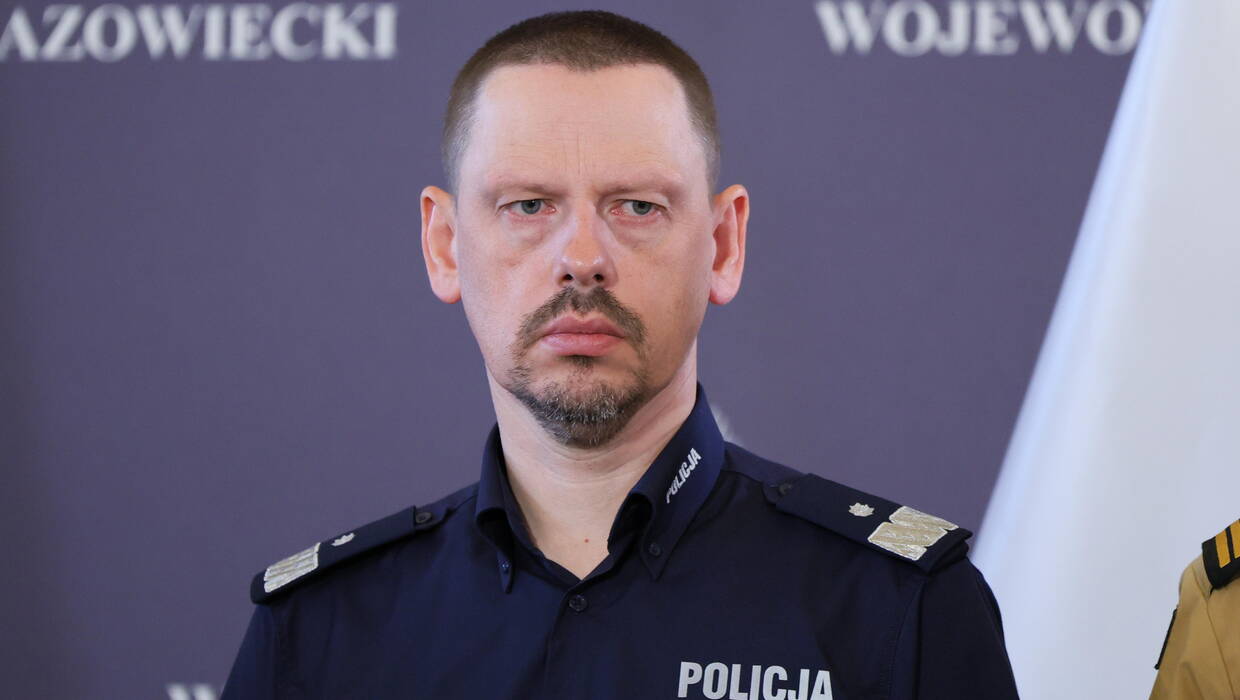 Komendant główny Policji nadinsp. Marek Boroń. Fot. PAP/Paweł Supernak