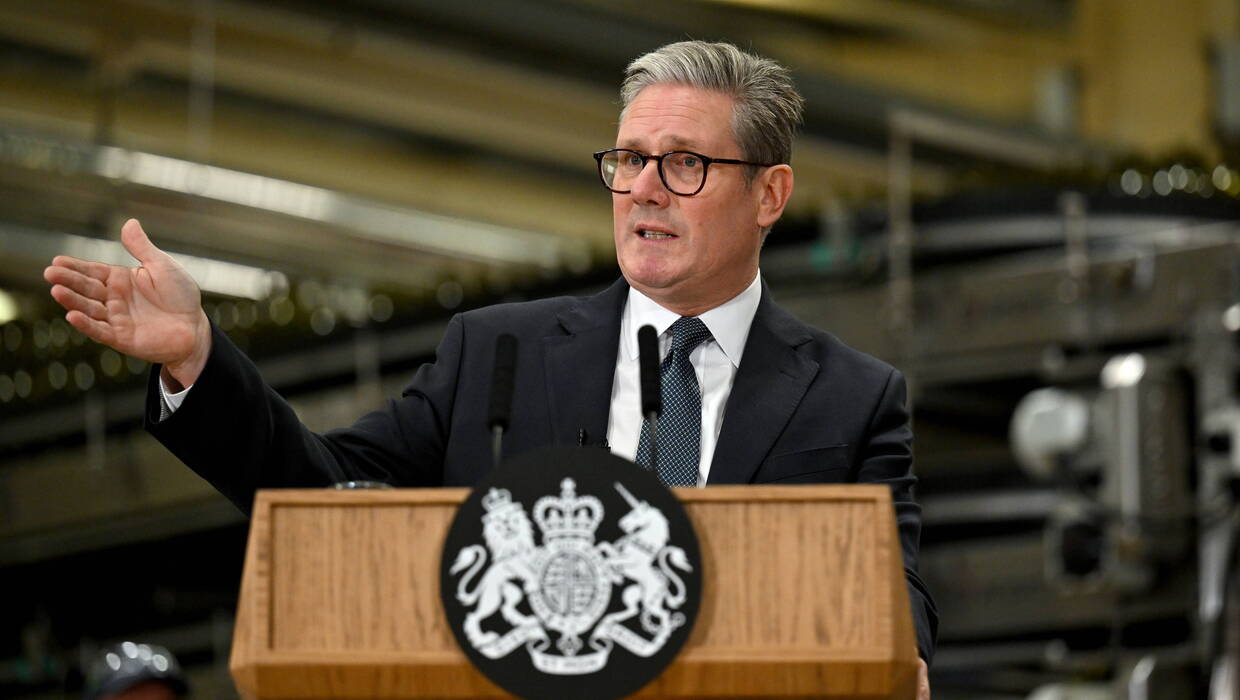 Keir Starmer. Fot. PAP/EPA/ANTHONY DEVLIN/POOL