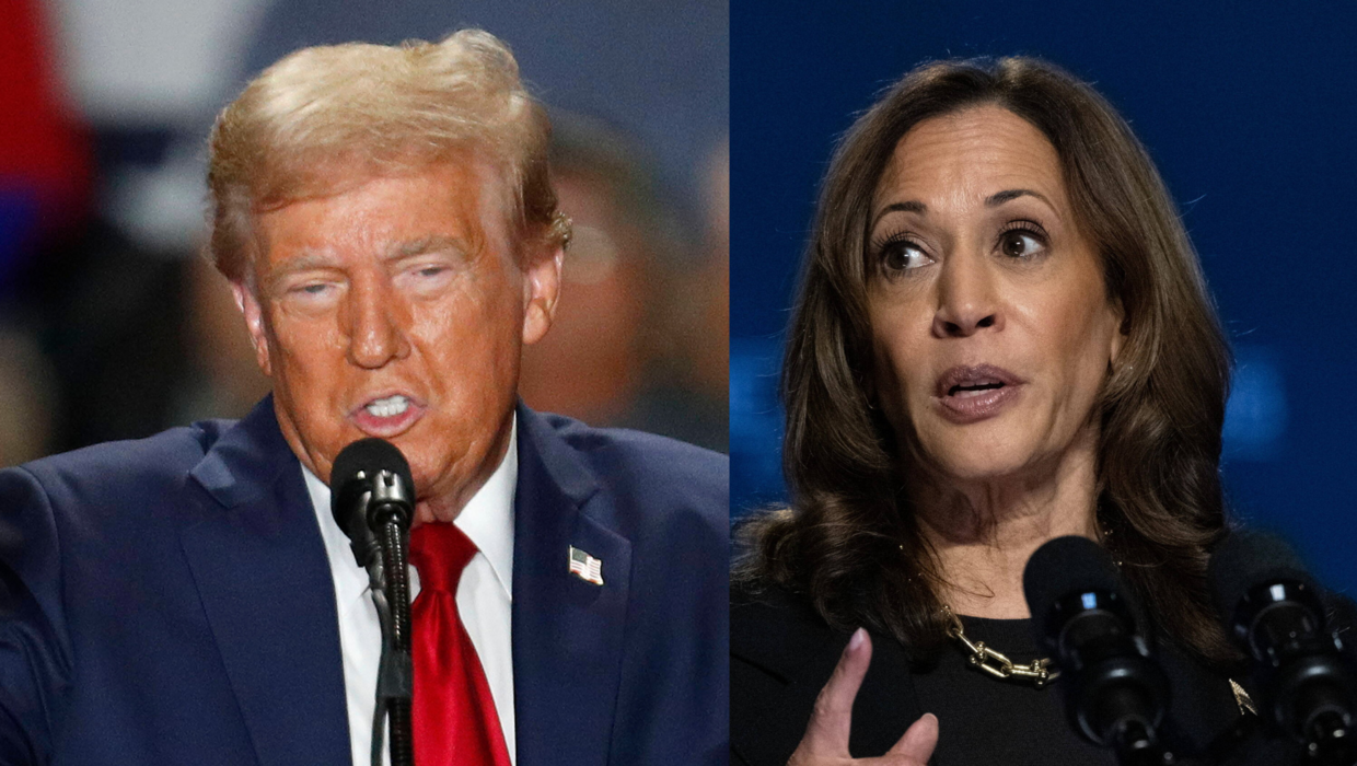 Donald Trump, Kamala Harris. Fot. PAP/ EPA//DAVID MAXWELL/DAVID MUSE