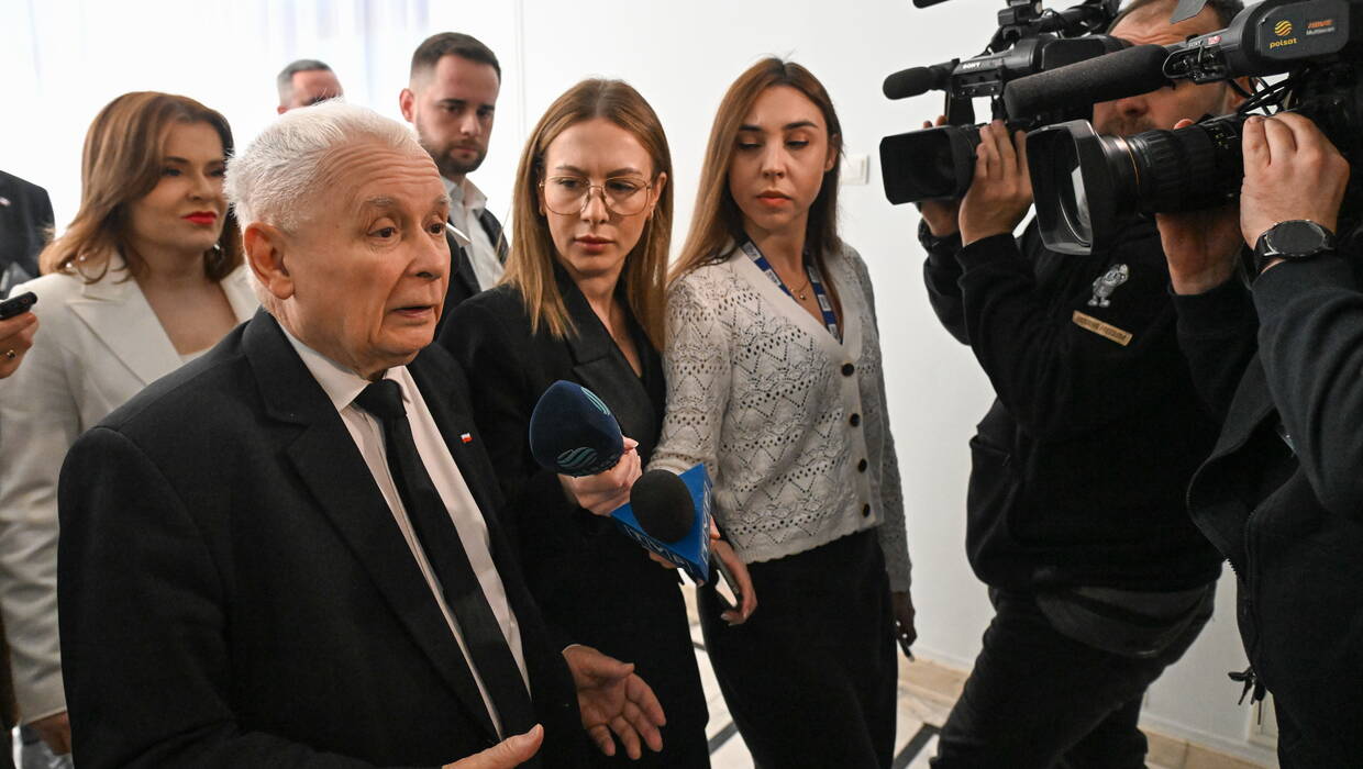 Prezes PiS Jarosław Kaczyński. Fot. PAP/Radek Pietruszka