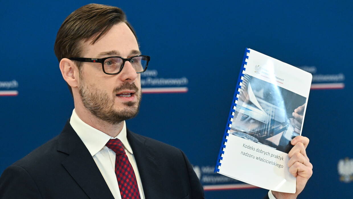 Minister aktywów państwowych Jakub Jaworowski Fot. PAP/Radek Pietruszka 