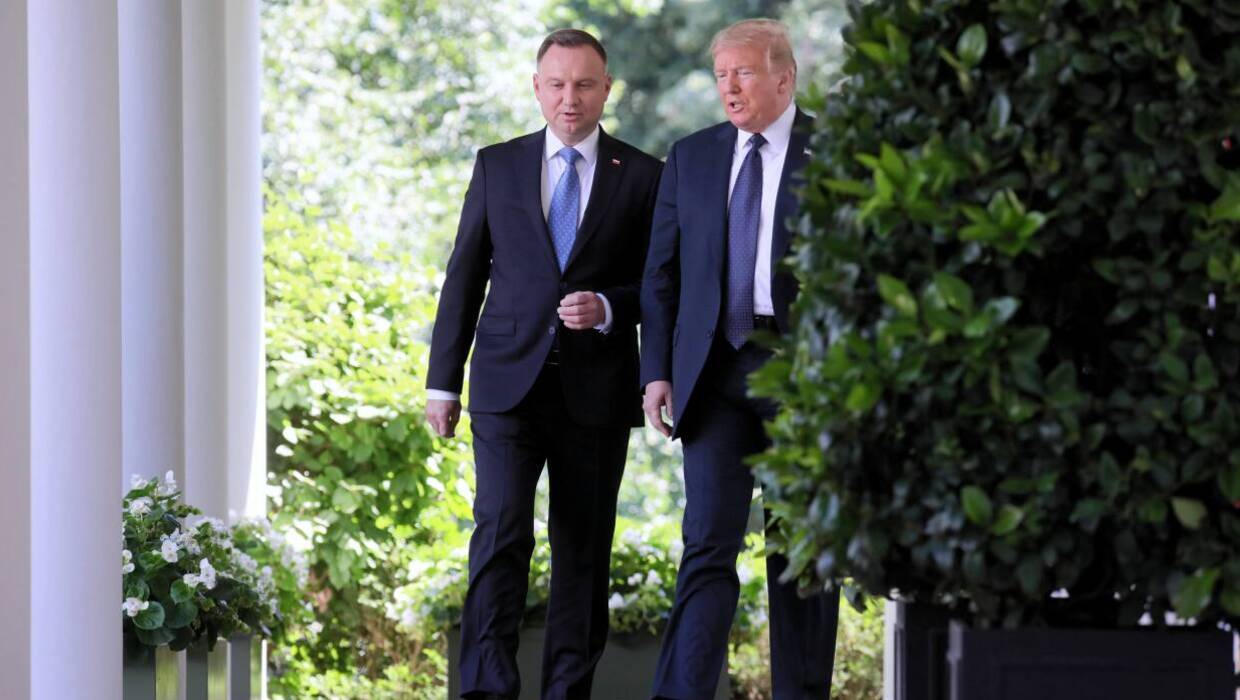 Andrzej Duda, Donald Trump. Fot. PAP/Leszek Szymański