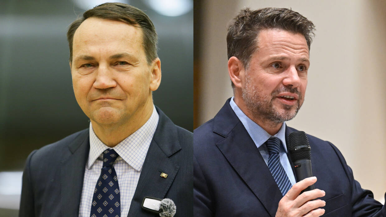 Radosław Sikorski, Rafał Trzaskowski. Fot. PAP/Jarek Praszkiewicz, Piotr Polak