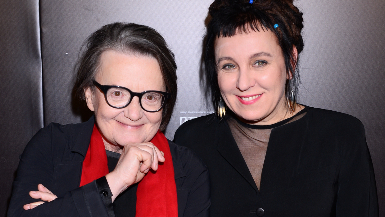 Agnieszka Holland, Olga Tokarczuk. Fot. PAP/StrefaGwiazd/Marcin Kmieciński