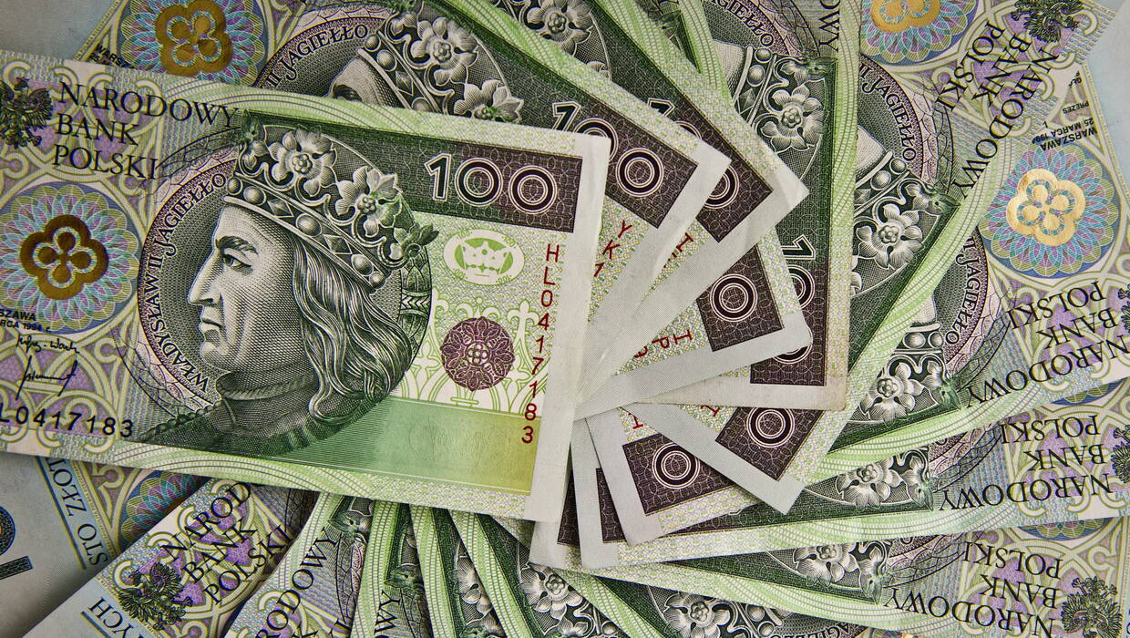 Banknoty. Fot. PAP/Wojciech Pacewicz