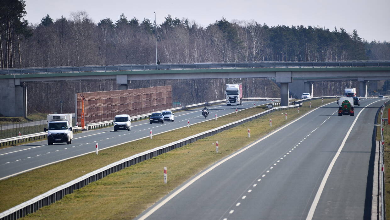 Autostrada. Fot. PAP/Przemysław Piątkowski