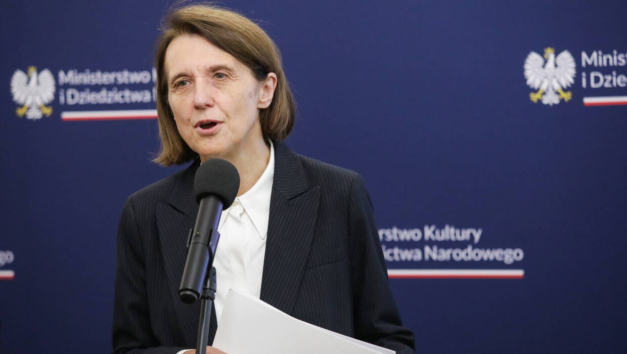 Ministra kultury i dziedzictwa narodowego Hanna Wróblewska. Fot. PAP/	Tomasz Gzell