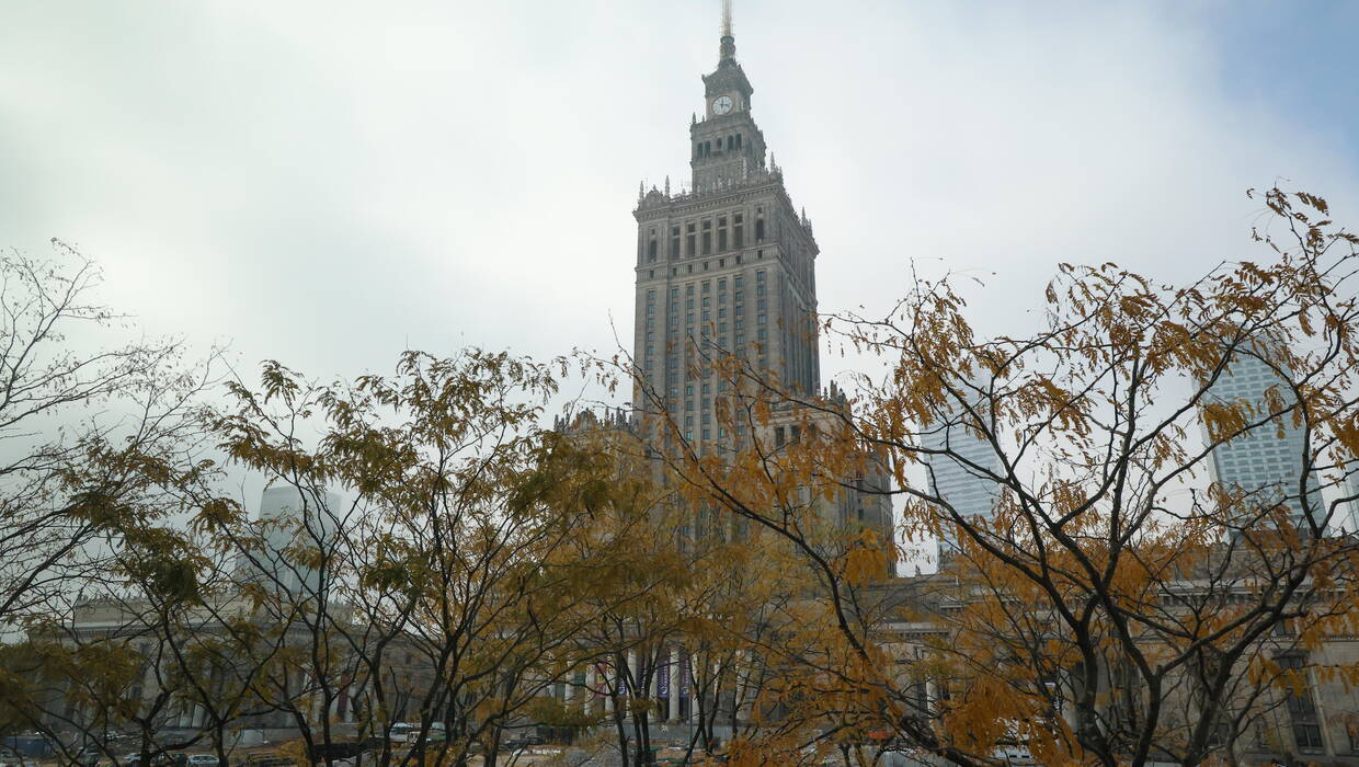 Pałac Kultury i Nauki w Warszawie. Fot. PAP/Paweł Supernak