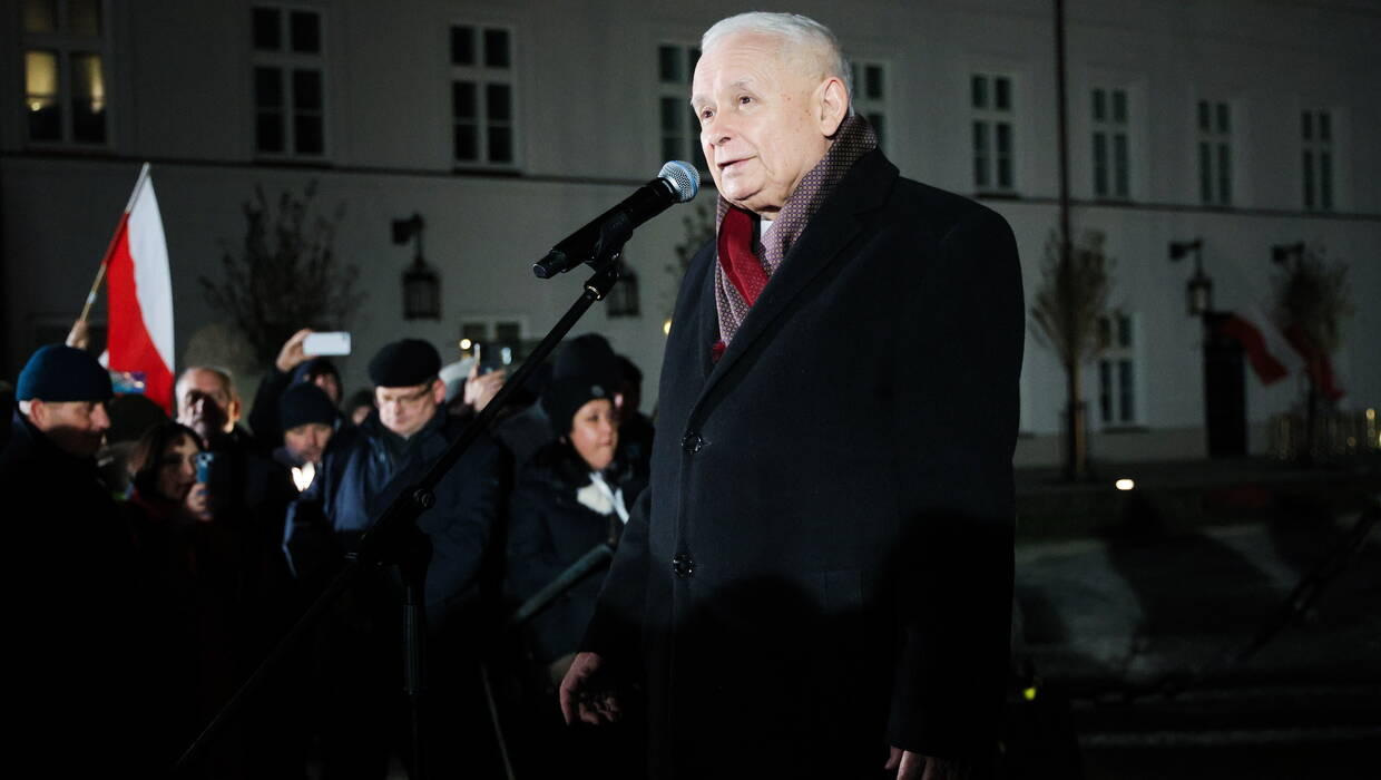 Prezes PiS Jarosław Kaczyński. Fot. PAP/	Rafał Guz