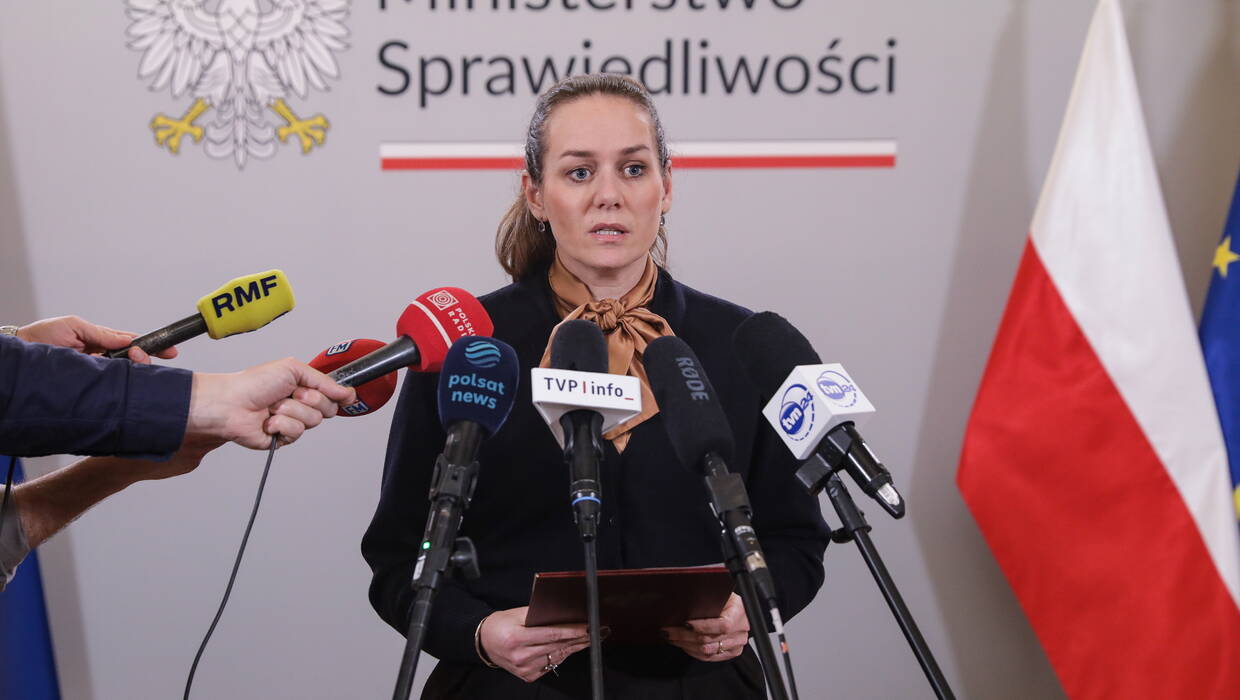 Wiceminister sprawiedliwości Maria Ejchart. Fot. PAP/Tomasz Gzell