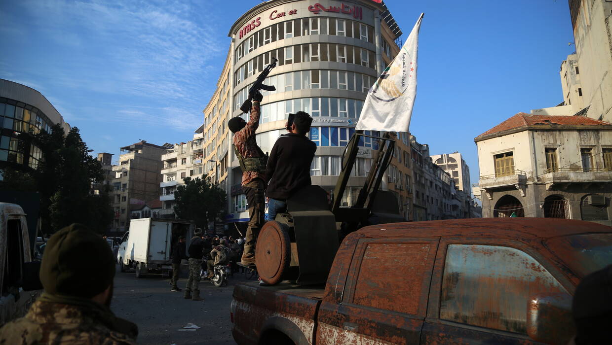 Rebelianci w Homs, Syria. Fot. PAP/EPA/BILAL ALHAMMOUD