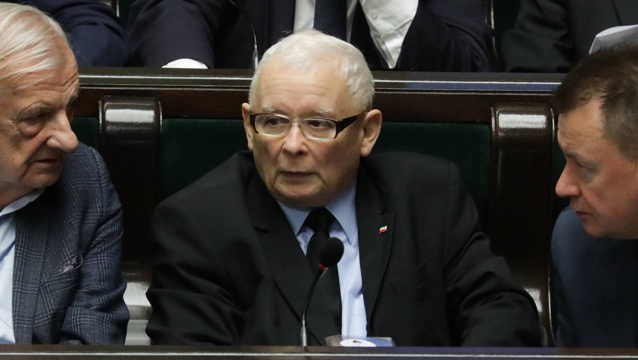 Prezes Prawa i Sprawiedliwości Jarosław Kaczyński. Fot. PAP/Tomasz Gzell