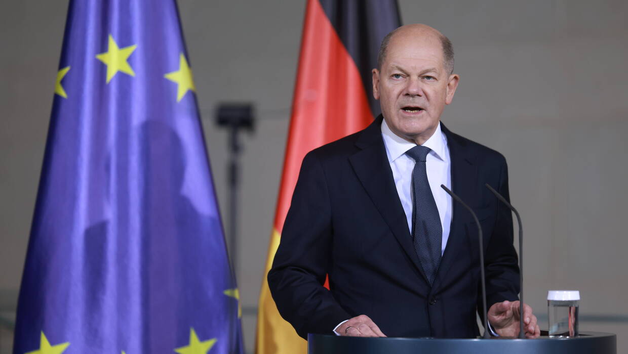 Olaf Scholz. Fot. PAP/EPA/CLEMENS BILAN