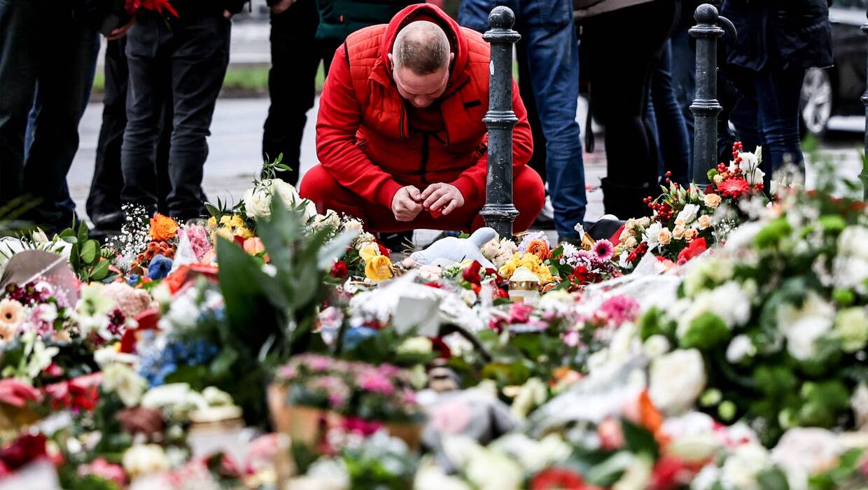 Miejsce tragedii w Magdeburgu Fot. PAP/EPA/FILIP SINGER