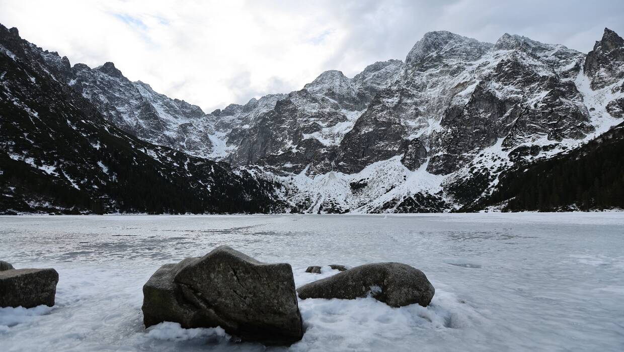 Jezioro Morskie Oko w Tatrach Fot. PAP/Grzegorz Momot