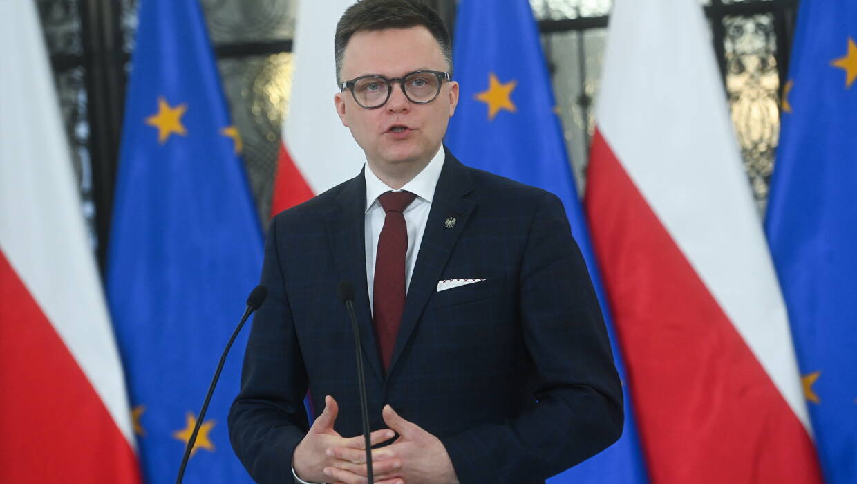 Marszałek Sejmu Szymon Hołownia, fot. PAP/Piotr Nowak