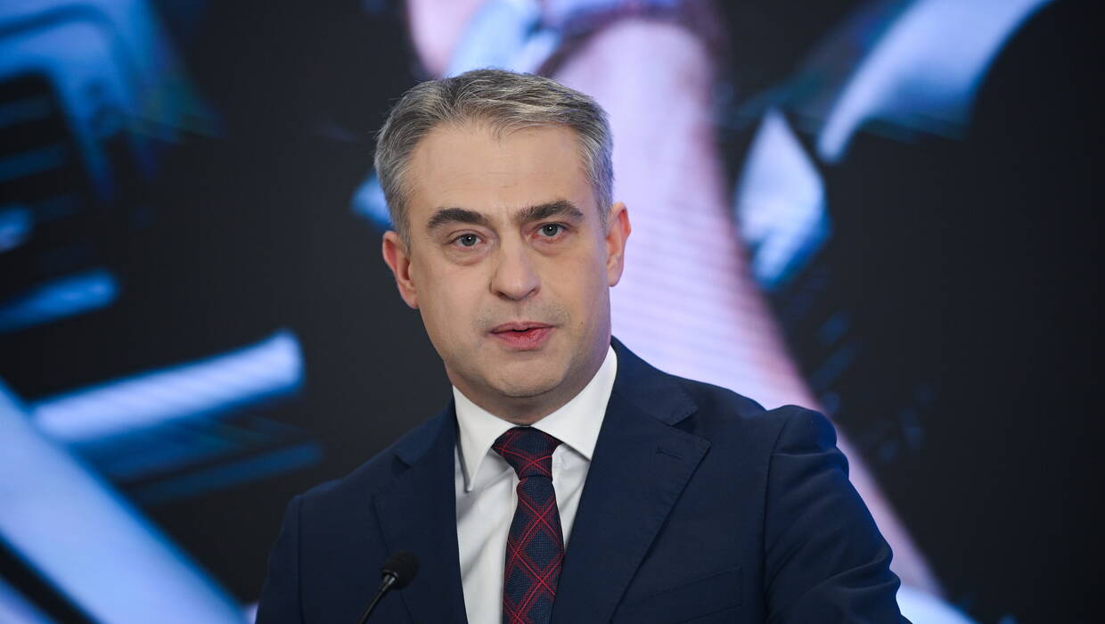 Wicepremier, minister cyfryzacji Krzysztof Gawkowski. Fot. PAP/Marcin Obara