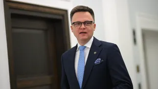 Marszałek Sejmu Szymon Hołownia. Fot. PAP/Marcin Obara