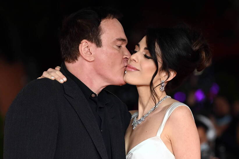 Quentin Tarantino i jego żona Daniella Pick. Fot. Maria Laura Antonelli / Avalon PAP/Photoshot