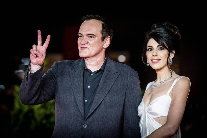 Quentin Tarantino i jego żona Daniella Pick. Fot. Maria Laura Antonelli / Avalon PAP/Photoshot