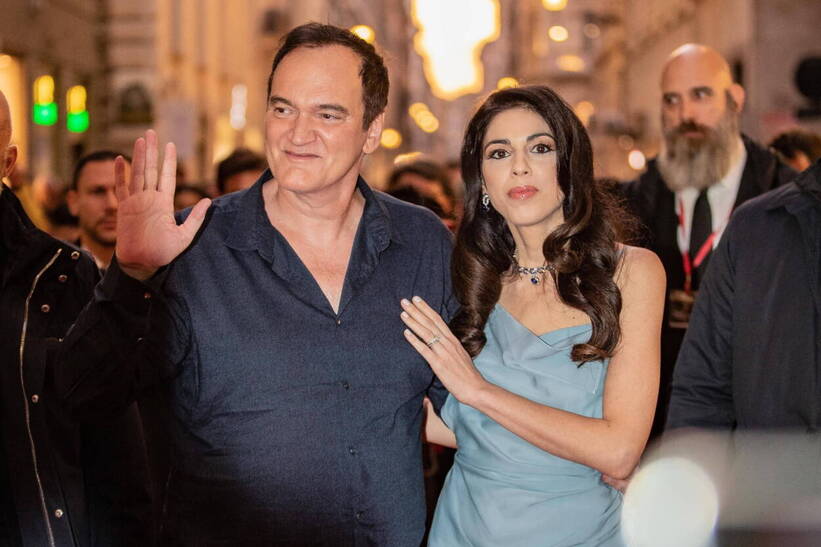 Quentin Tarantino i jego żona Daniella Pick. Fot. IPA PAP