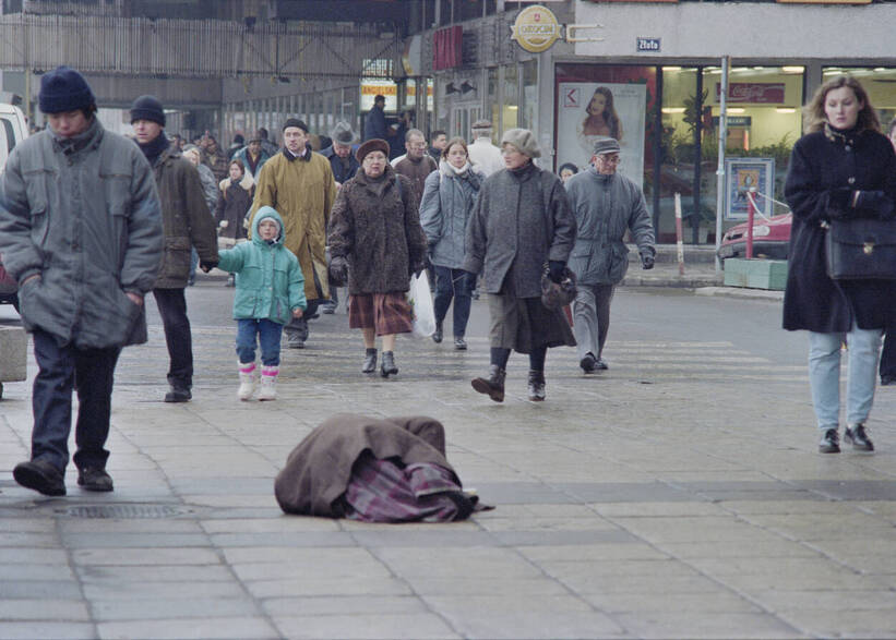 Anna Musiałówna, z serii Żebracy, ok. 1995