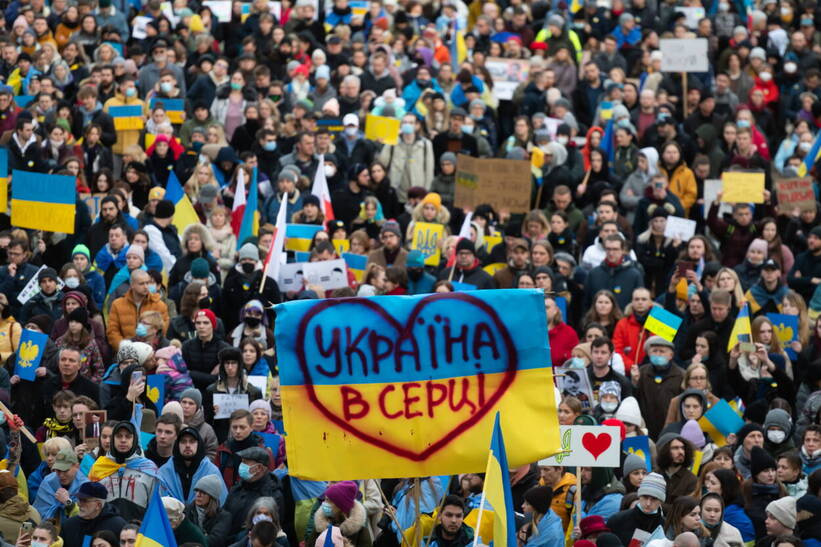 Oblicza wojny w Ukrainie. Fot. PAP/Jakub Kaczmarczyk